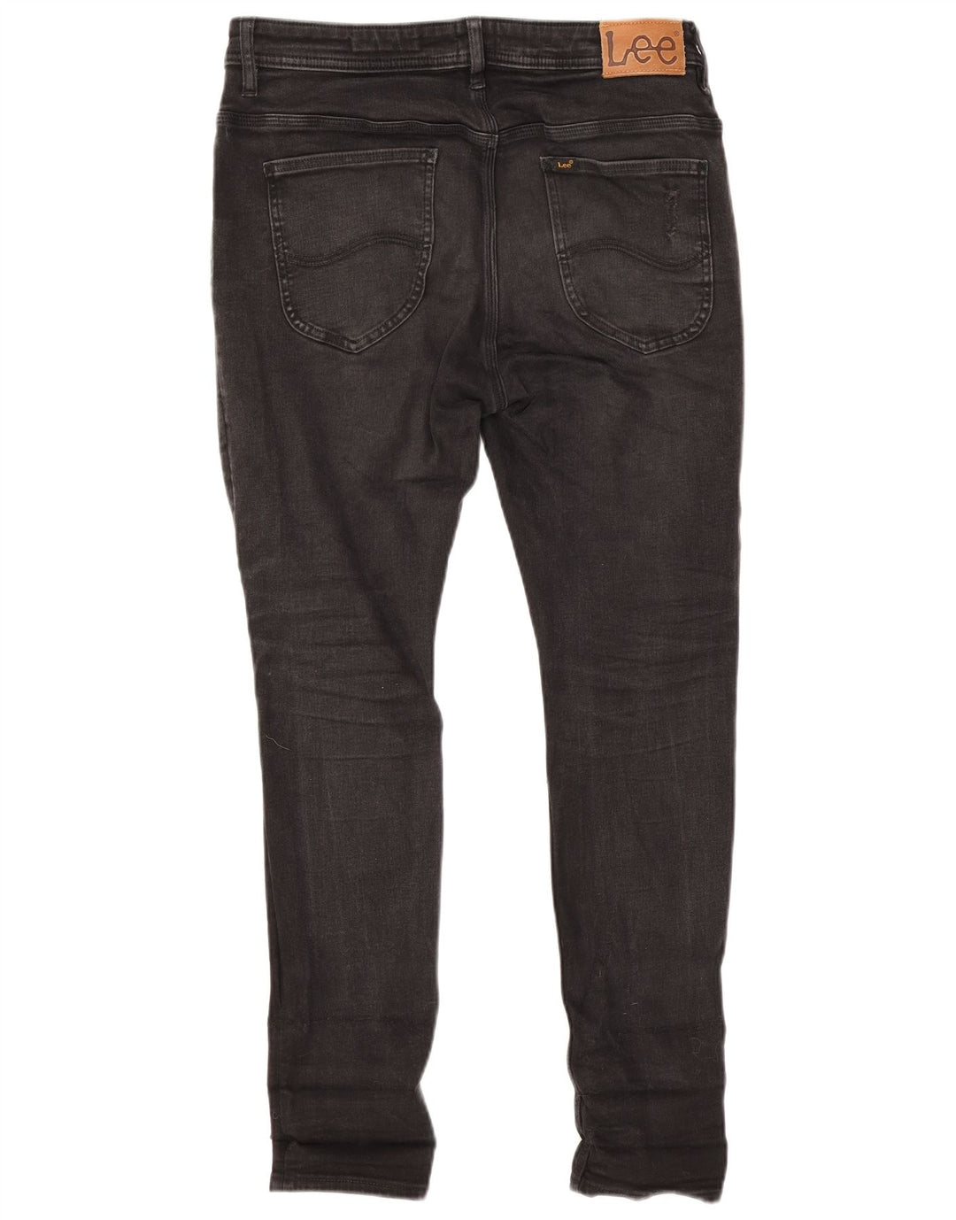 Jeans skinny effetto invecchiato Lee da uomo W33 L29 cotone nero