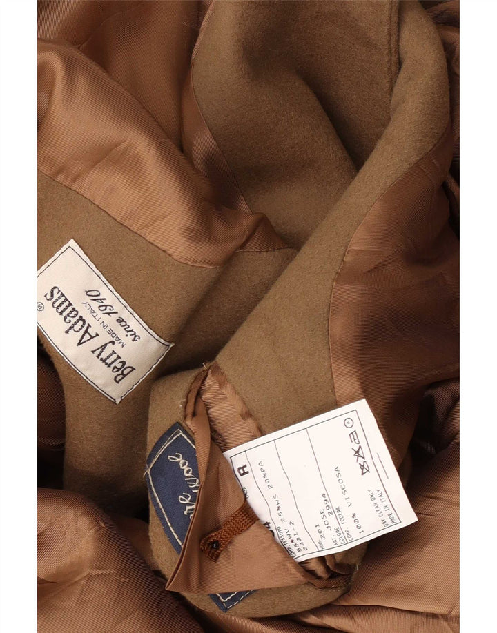 Cappotto da uomo Berry Adams IT 54 2XL Lana vergine beige