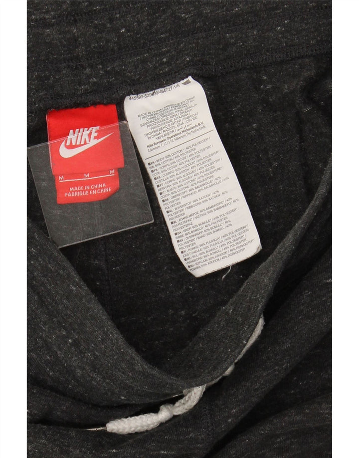 NIKE Pantaloni da tuta da donna Joggers UK 14 Cotone screziato grigio medio