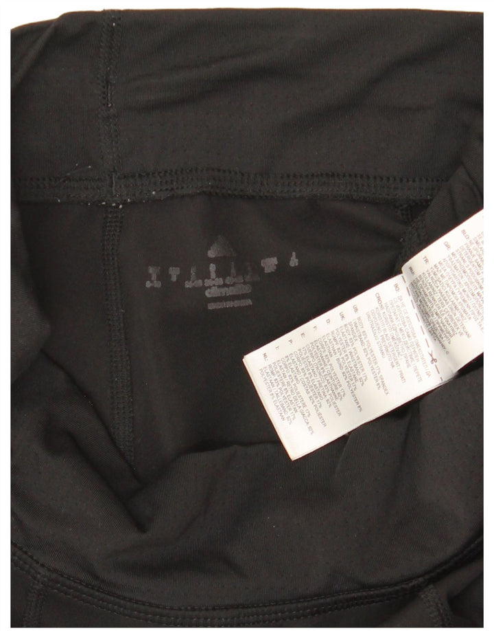 Leggings Adidas da donna UK 8/10 piccolo poliestere nero