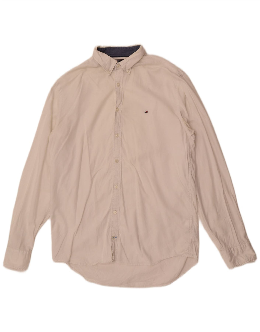 Camicia da uomo Tommy Hilfiger New York Fit in cotone bianco medio
