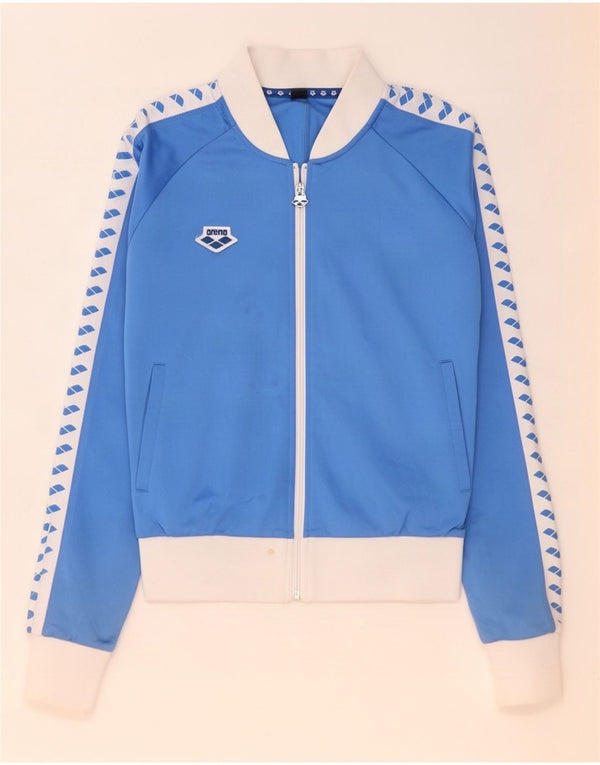 Giacca da ginnastica da donna con grafica Arena UK 6 XS Blu Colourblock