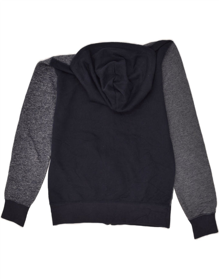 CHAMPION Mens Zip Hoodie Sweater Small Navy Blue Cotton | Vintage Champion | Thrift | Second-Hand Champion | Used Clothing | Messina Hembry 