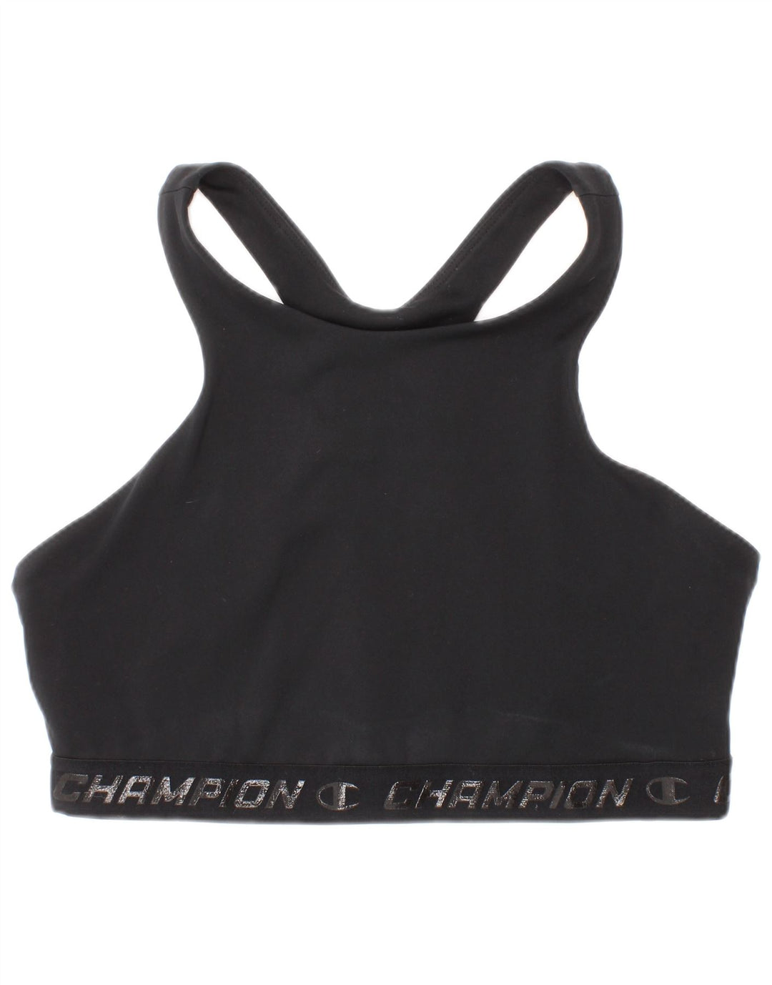 Reggiseno sportivo grafico da donna Champion, top medio, nero sportivo