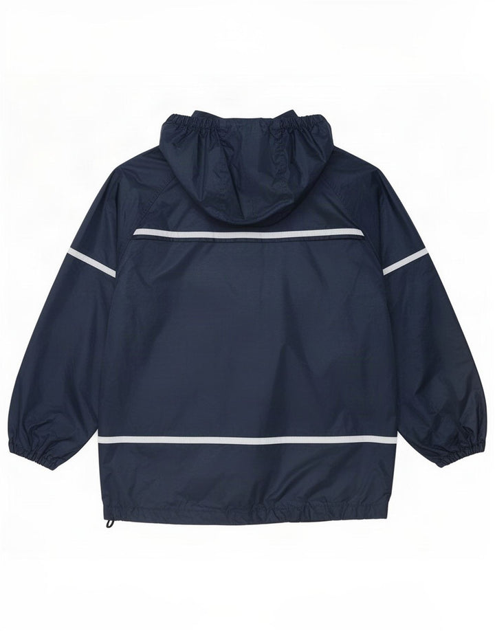 Giacca antipioggia con cappuccio Dickies per ragazzi 11-12 anni in poliestere blu navy