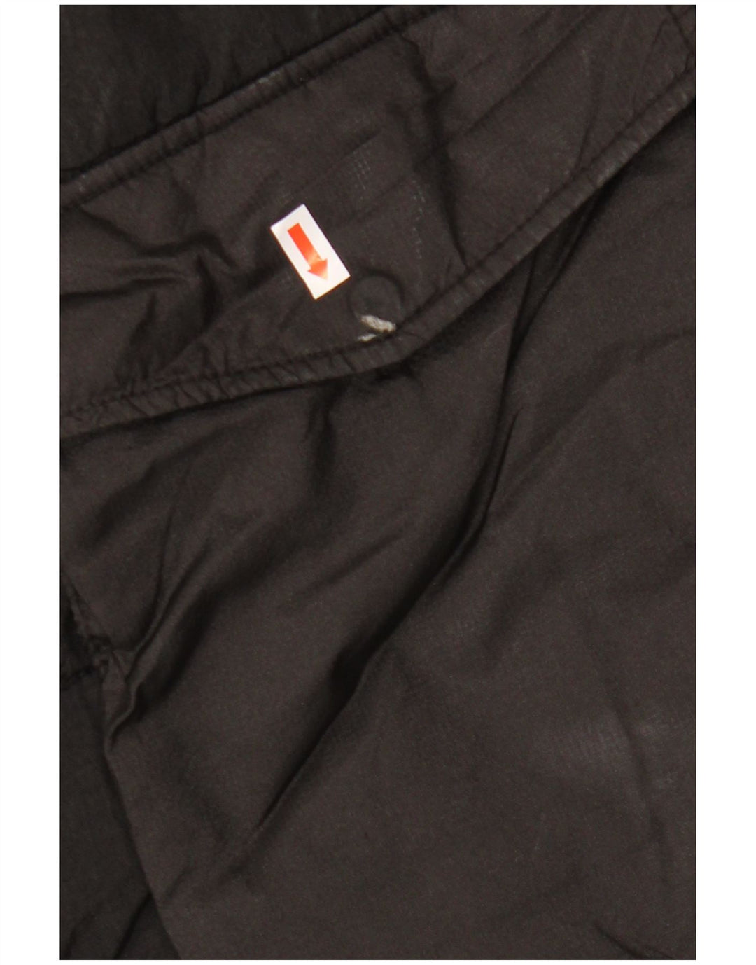 JACK & JONES Giacca imbottita con cappuccio da uomo UK 40 Large in nylon nero