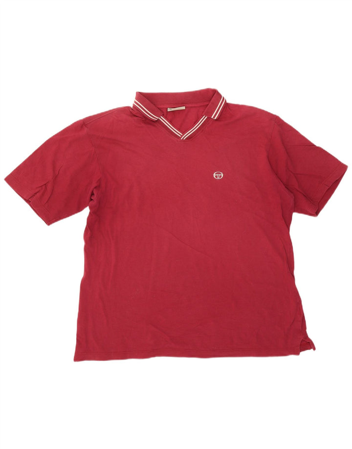 Polo da uomo Sergio Tacchini XL Bordeaux