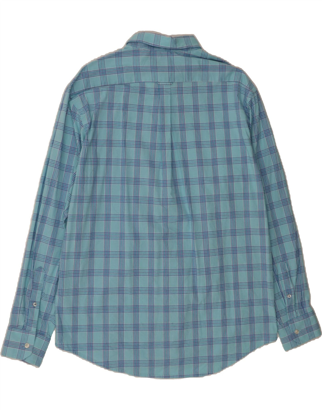IZOD Mens Shirt XL Blue Check Vintage Izod and Second-Hand Izod from Messina Hembry 