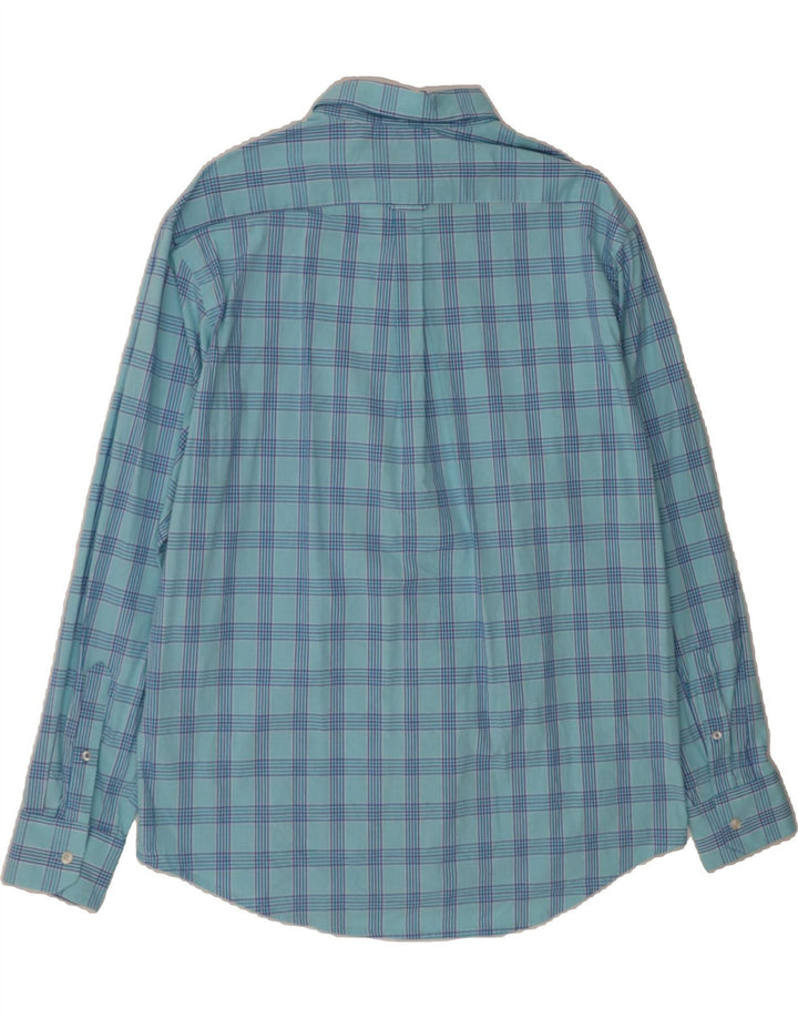 IZOD Mens Shirt XL Blue Check Vintage Izod and Second-Hand Izod from Messina Hembry 