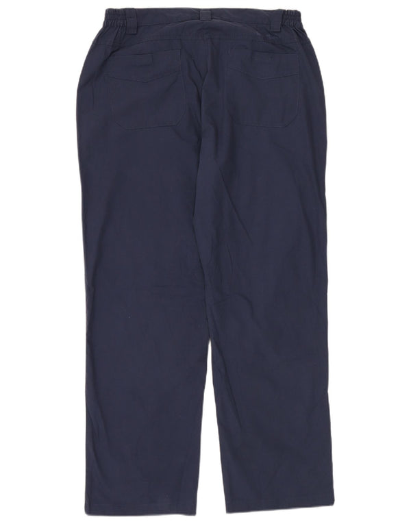 Pantaloni dritti da donna Mountain Warehouse UK 14 Large W34 L29 Blu navy