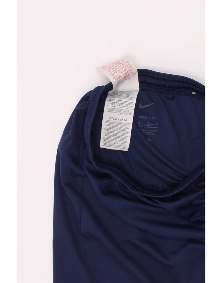 Pantaloncini sportivi Nike da ragazzo Dri Fit 10-11 anni medio blu navy poliestere