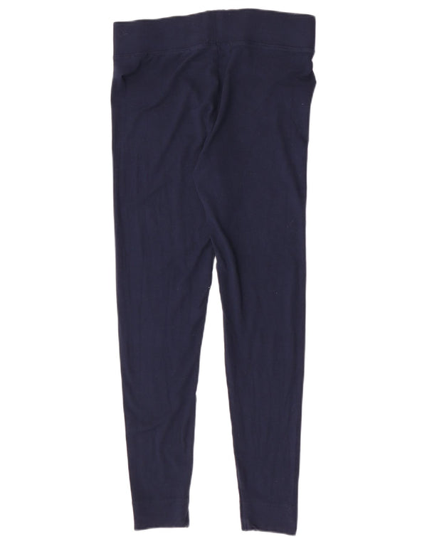 Leggings da donna Marks & Spencer UK 12 viscosa media blu navy