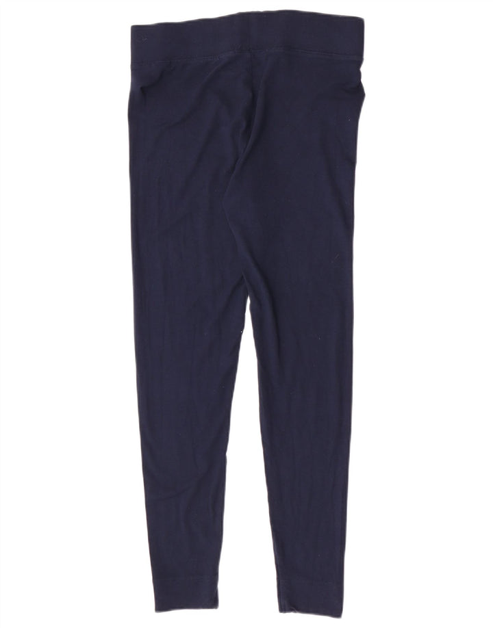 Leggings da donna Marks & Spencer UK 12 viscosa media blu navy