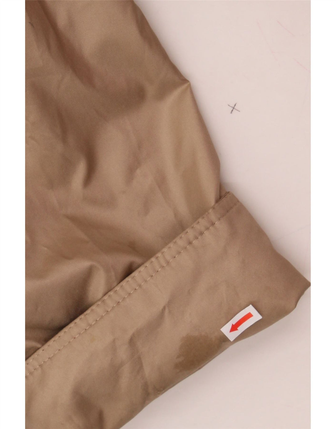 CLAUDE HAVREY Womens Overcoat UK 16 Large Beige Polyester Vintage Claude Havrey and Second-Hand Claude Havrey from Messina Hembry 