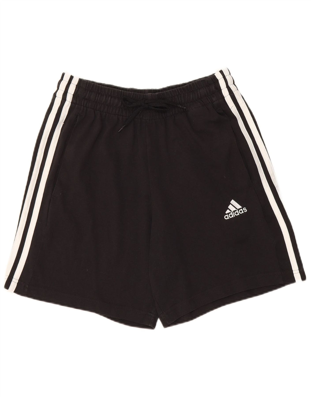 Pantaloncini sportivi da uomo Adidas piccoli in cotone nero