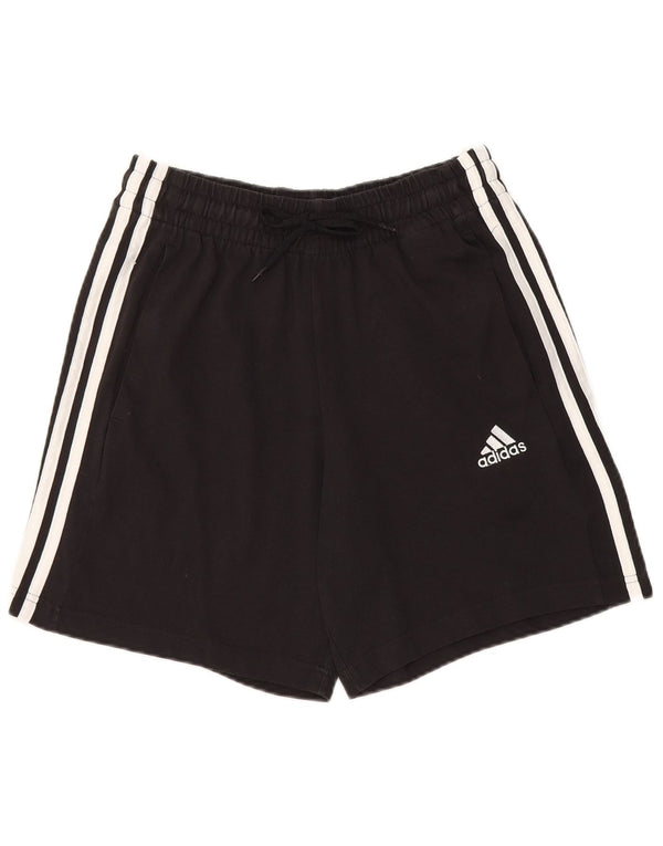 Pantaloncini sportivi da uomo Adidas piccoli in cotone nero