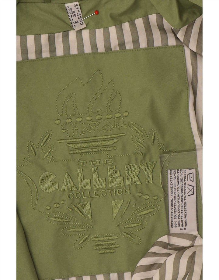 Galleria Giacca antipioggia oversize da donna con cappuccio UK 12 Poliestere verde medio