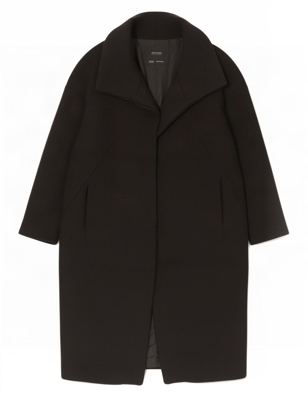 Cappotto oversize da donna Zara UK 6 XS Nero