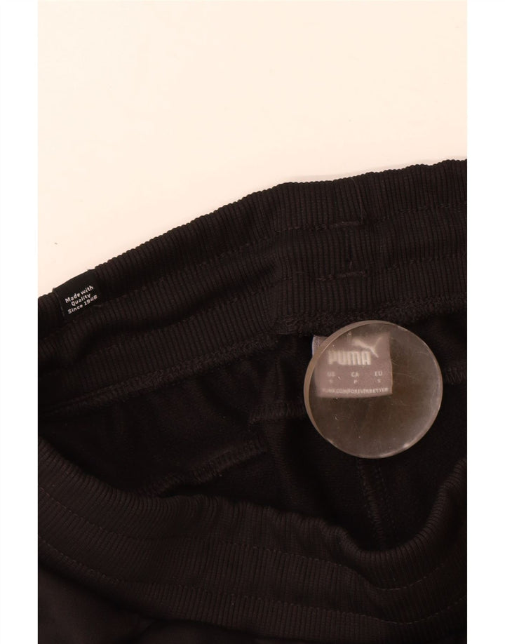 Pantaloni da tuta da uomo Puma Joggers piccoli in poliestere nero