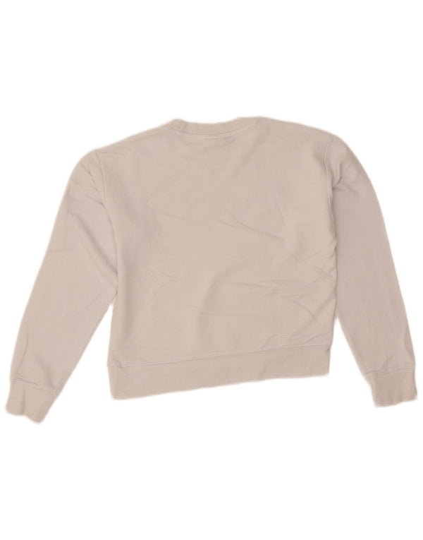 Felpa grafica per ragazze Champion, maglione, 11-12 anni, grande, cotone bianco