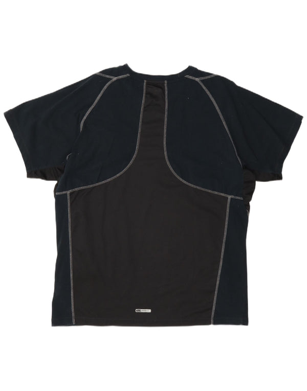 T-shirt da uomo Puma Top XL blu navy color block