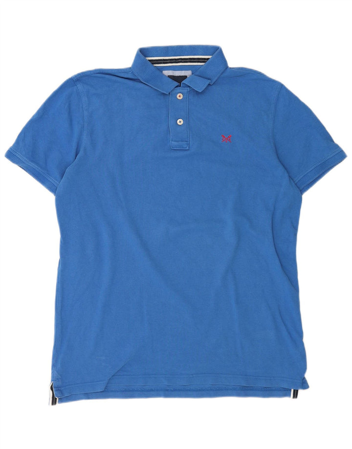 Crew Clothing Polo da uomo grande in cotone blu
