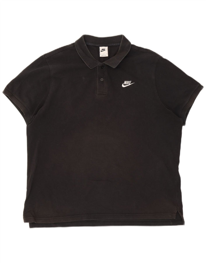 Polo Nike da uomo XL in cotone nero