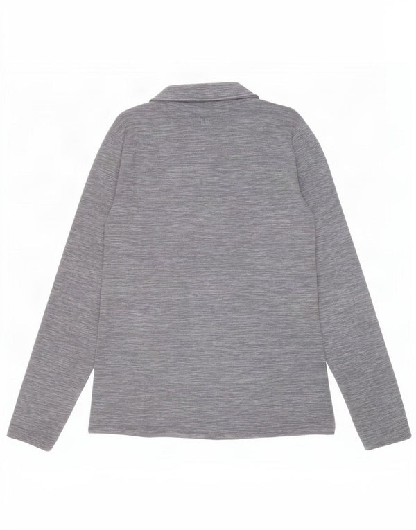 Maglione in pile da donna con collo e zip Mountain Warehouse UK 8 piccolo grigio screziato