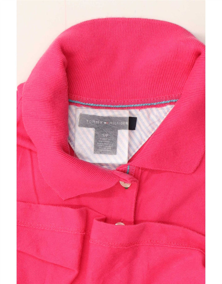Polo da donna Tommy Hilfiger UK 10 piccola rosa