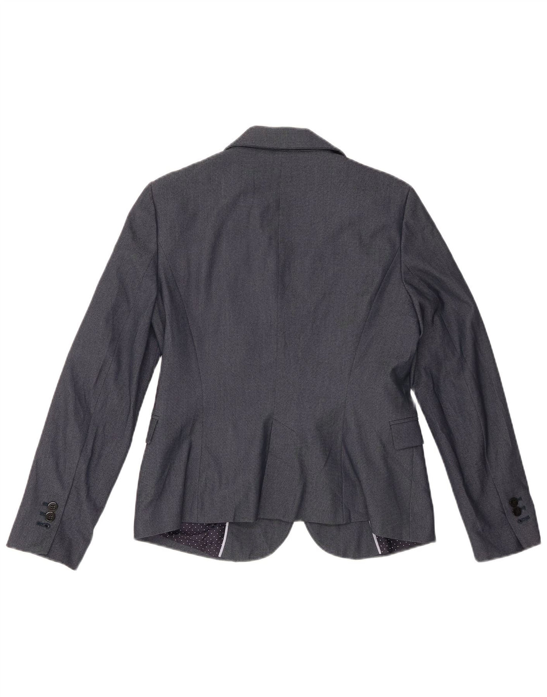 Giacca blazer da donna a 1 bottone Zara UK 14 grande blu navy