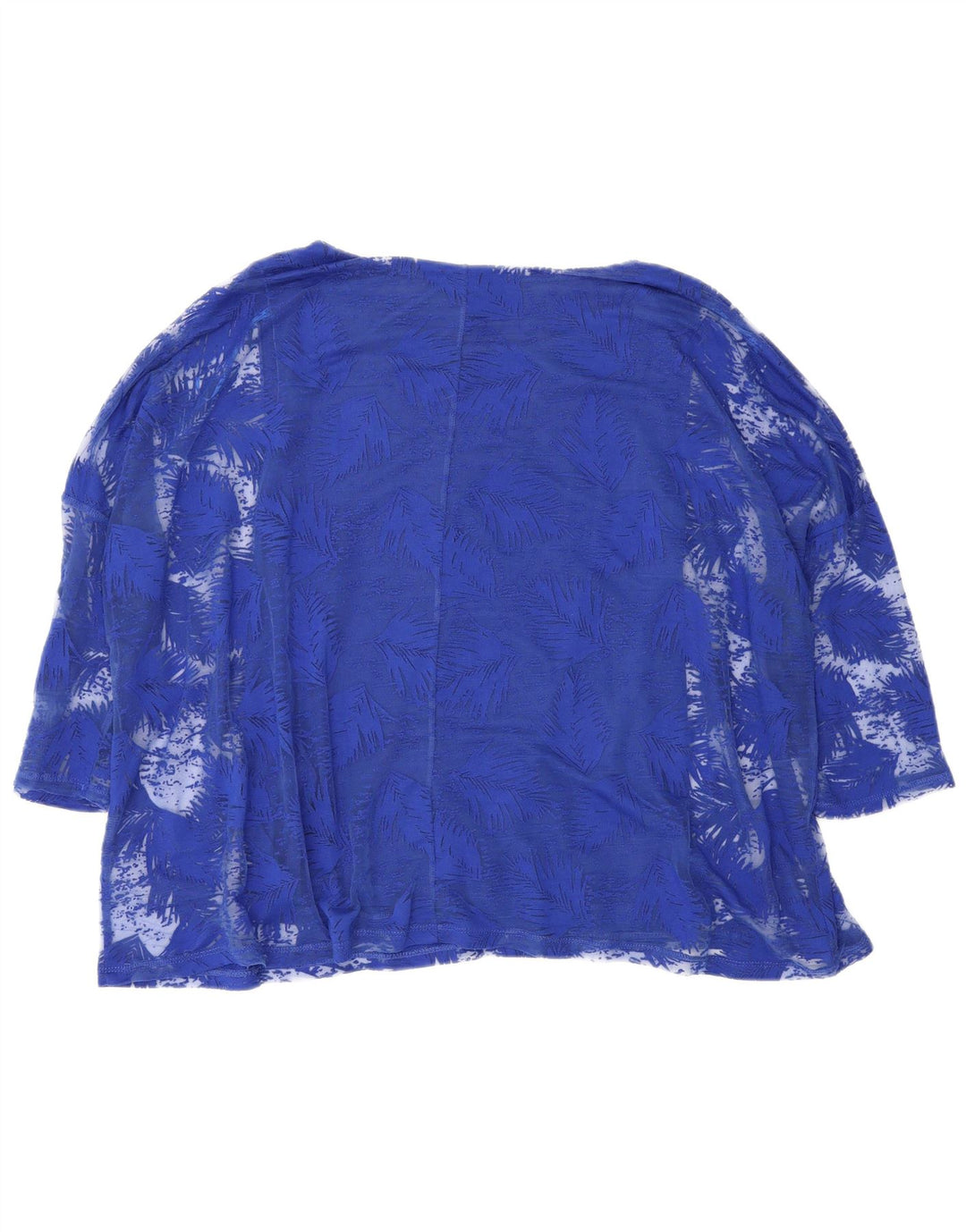 Phase Eight Top oversize da donna manica 3/4 UK 12 Blu medio floreale