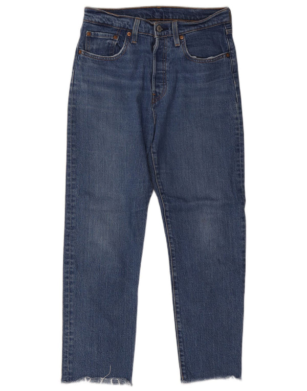 Jeans dritti Levi's 501 da donna W27 L26 cotone blu
