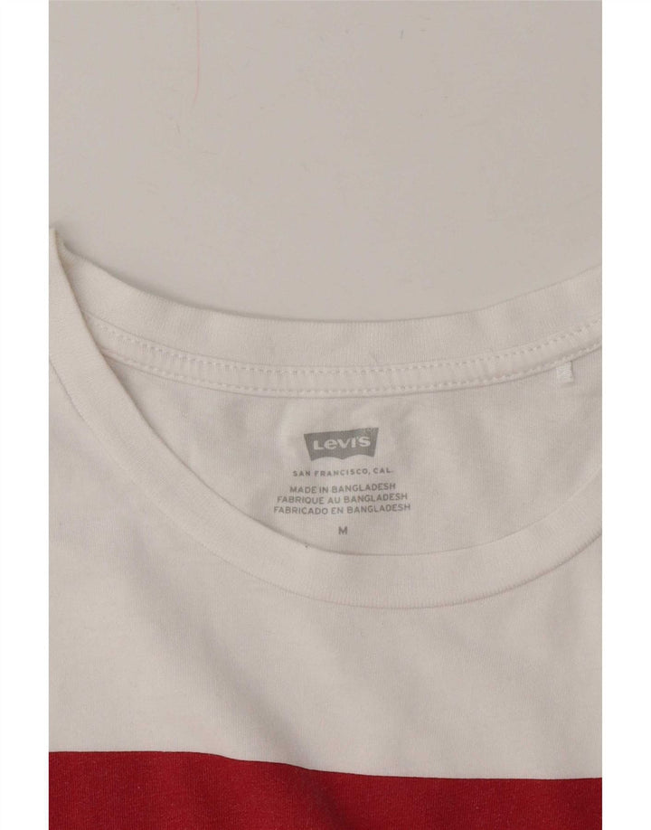 T-shirt grafica da donna Levi's Top UK 14 Medium White