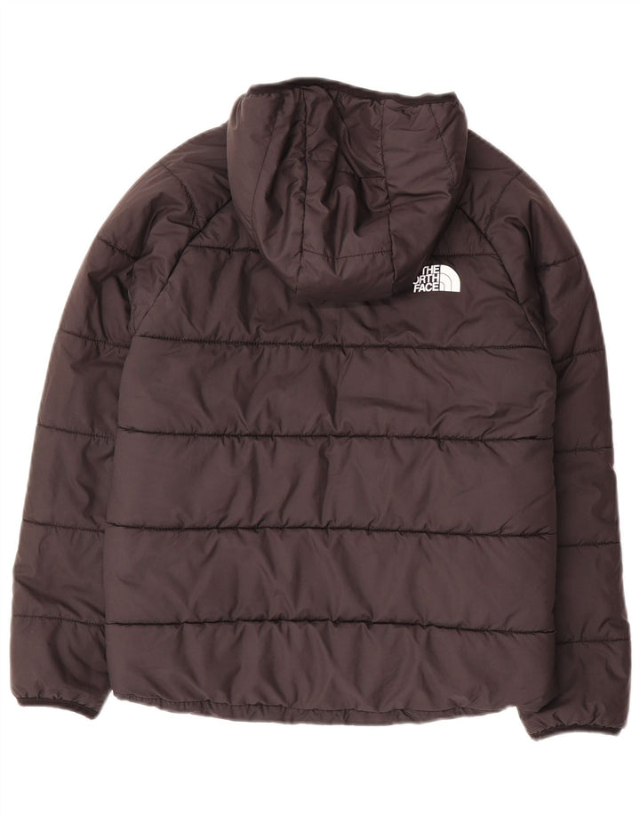 THE NORTH FACE Giacca imbottita con cappuccio per bambina 9-10 anni media nera