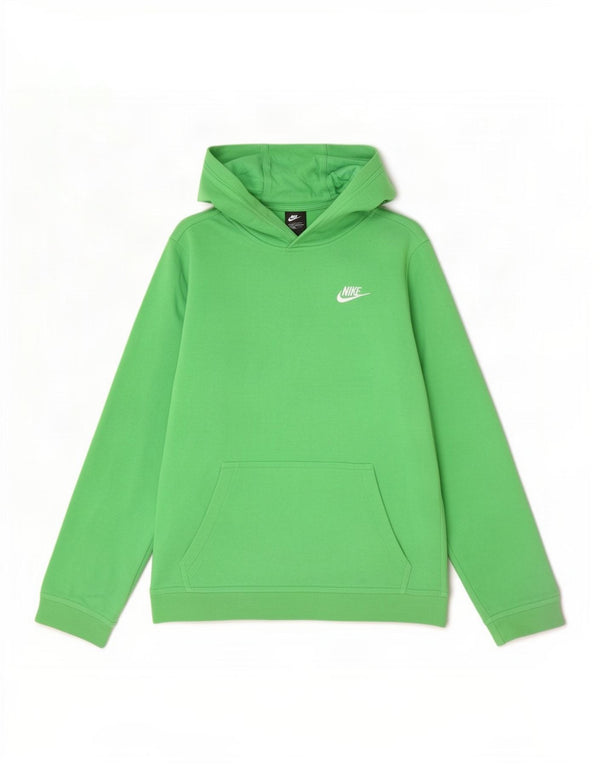 Felpa con cappuccio Nike da bambino 13-14 anni XL in cotone verde