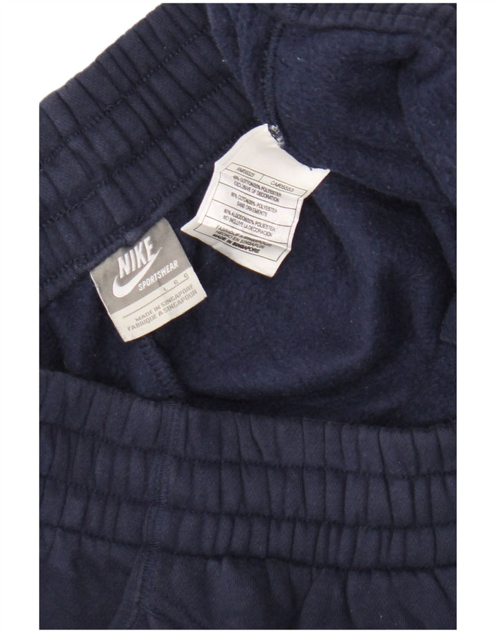 Pantaloni da tuta da uomo Nike Large in cotone blu navy