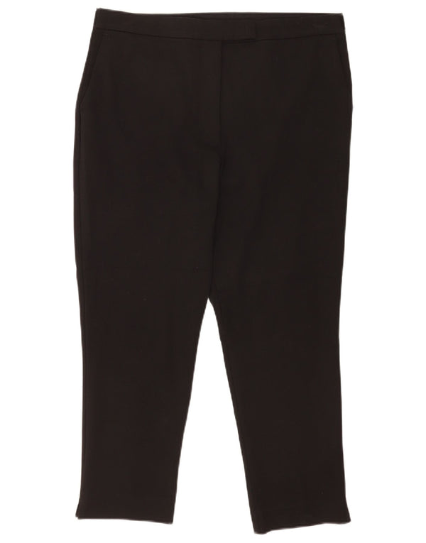 Pantaloni corti slim da donna Marks & Spencer UK 16 Large W34 L24 Neri