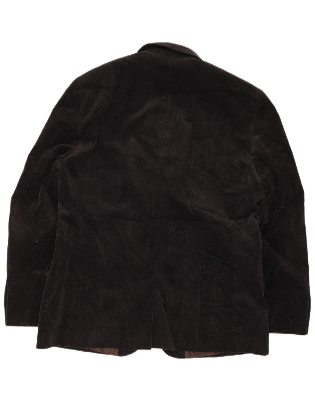 Giacca blazer da uomo in velluto a coste a 2 bottoni Jasper Conran UK 40 grande cotone nero