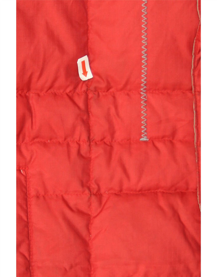 Gilet imbottito con grafica Murphy & Nye per ragazzi, 9-10 anni, grande, rosso, in poliammide
