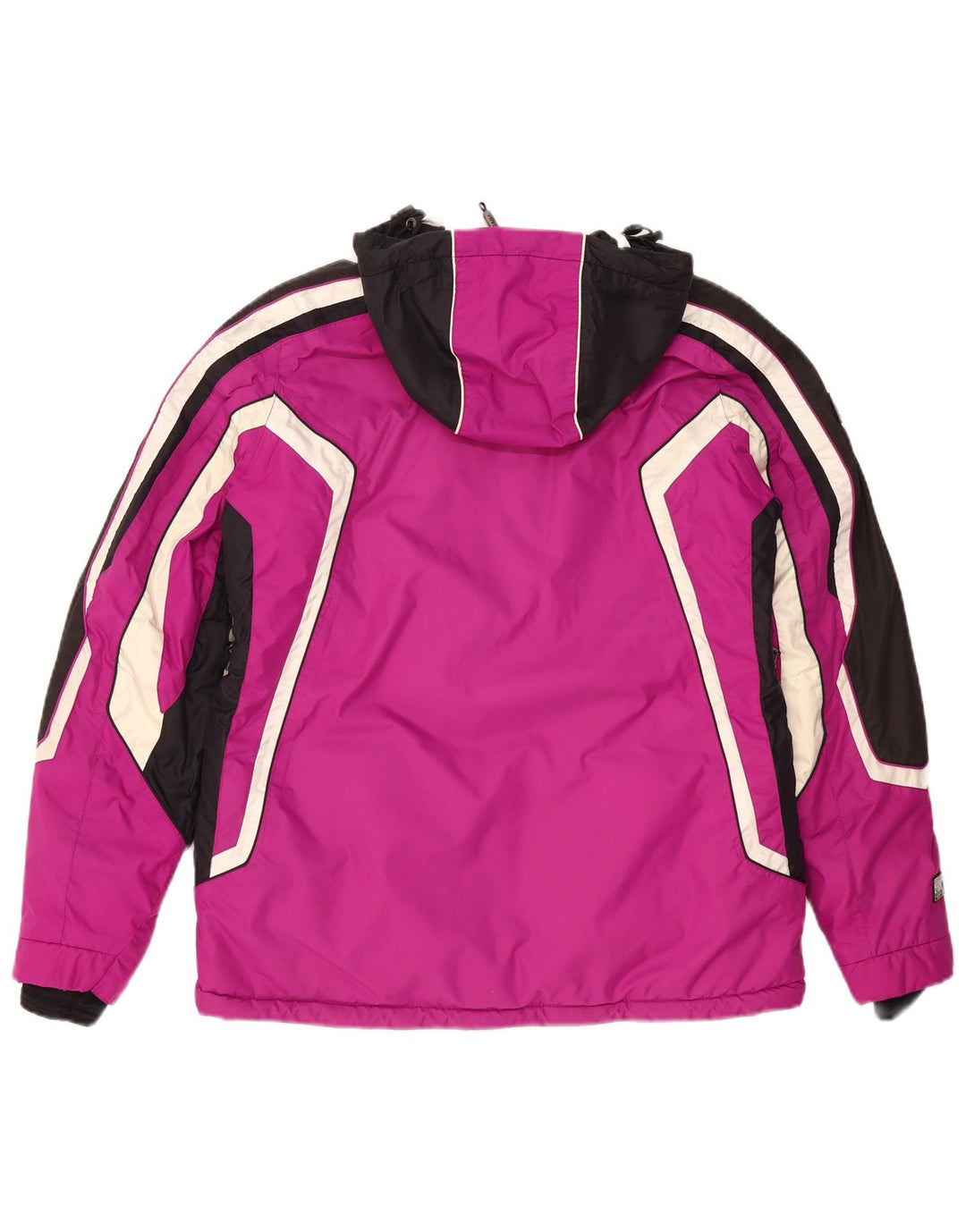 Giacca da sci con cappuccio da donna Iguana EU 40 Poliestere color block rosa medio