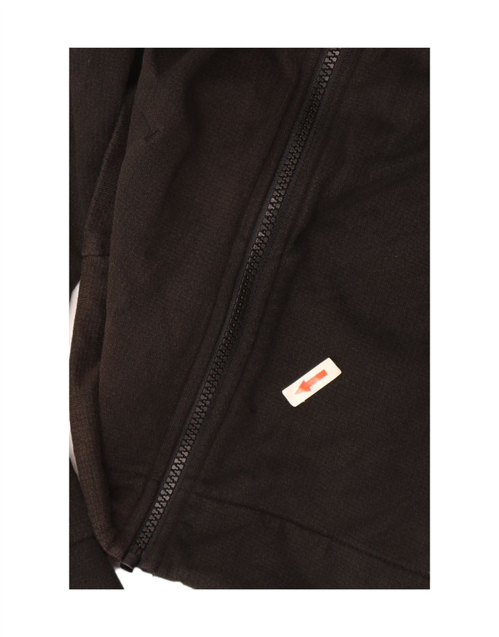 Maglione con cappuccio e zip da donna Puma UK 14 Cotone grigio medio