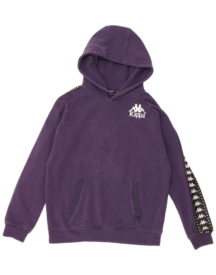 Maglione con cappuccio grafico da donna KAPPA UK 16 viola medio