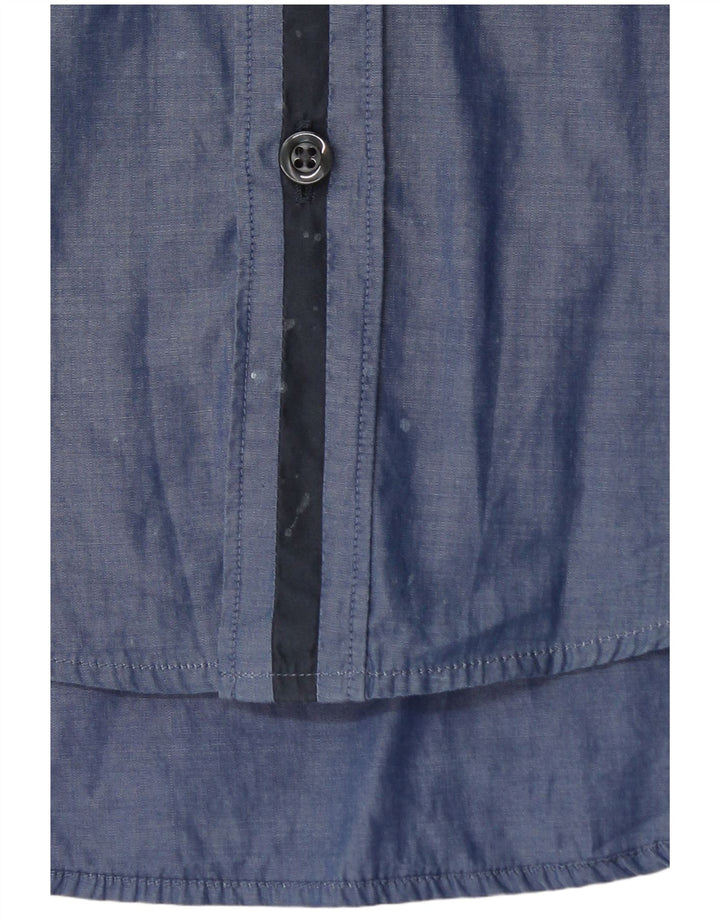 ZARA Mens Shirt Small Blue Cotton