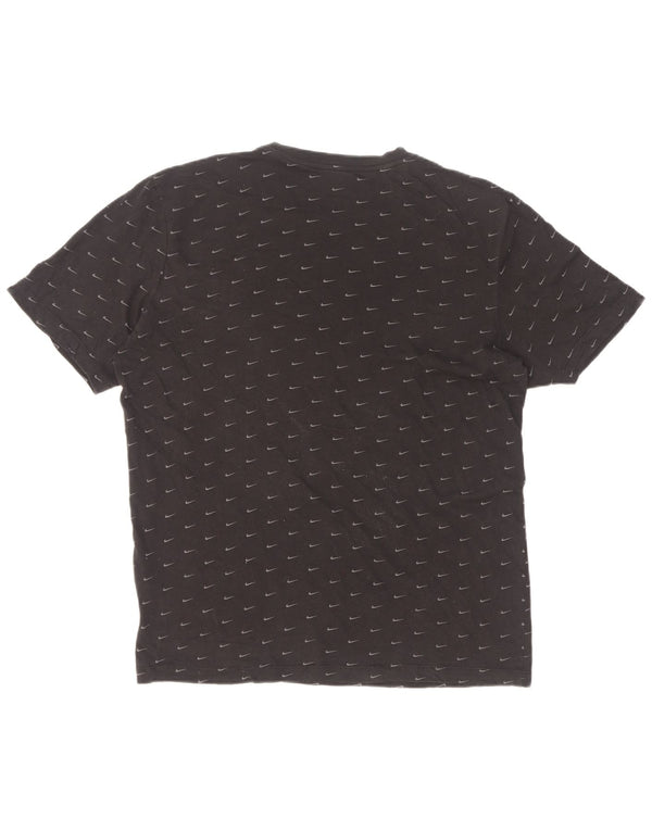 T-shirt grafica da uomo Nike Top in cotone nero medio