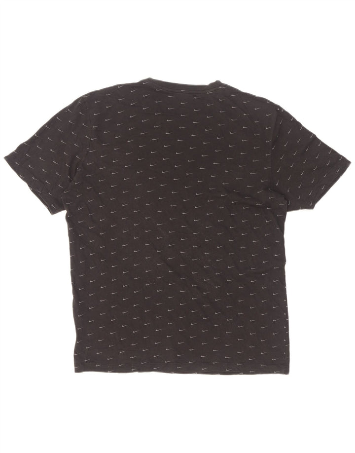 T-shirt grafica da uomo Nike Top in cotone nero medio