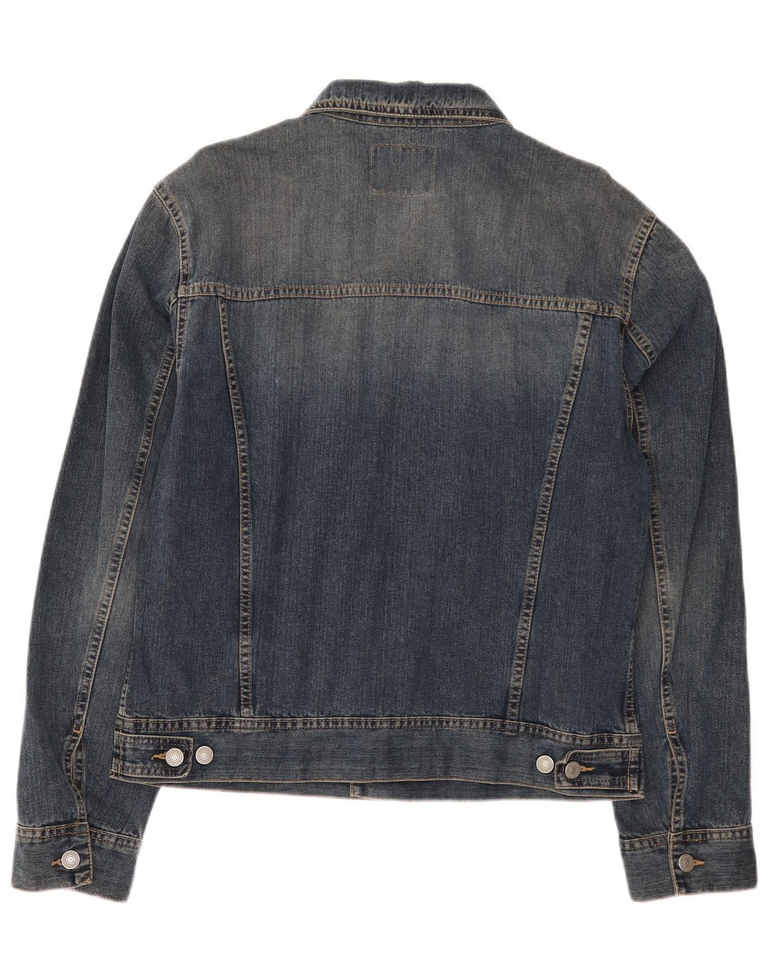 Giacca di jeans da uomo Sisley UK 40 grande cotone blu