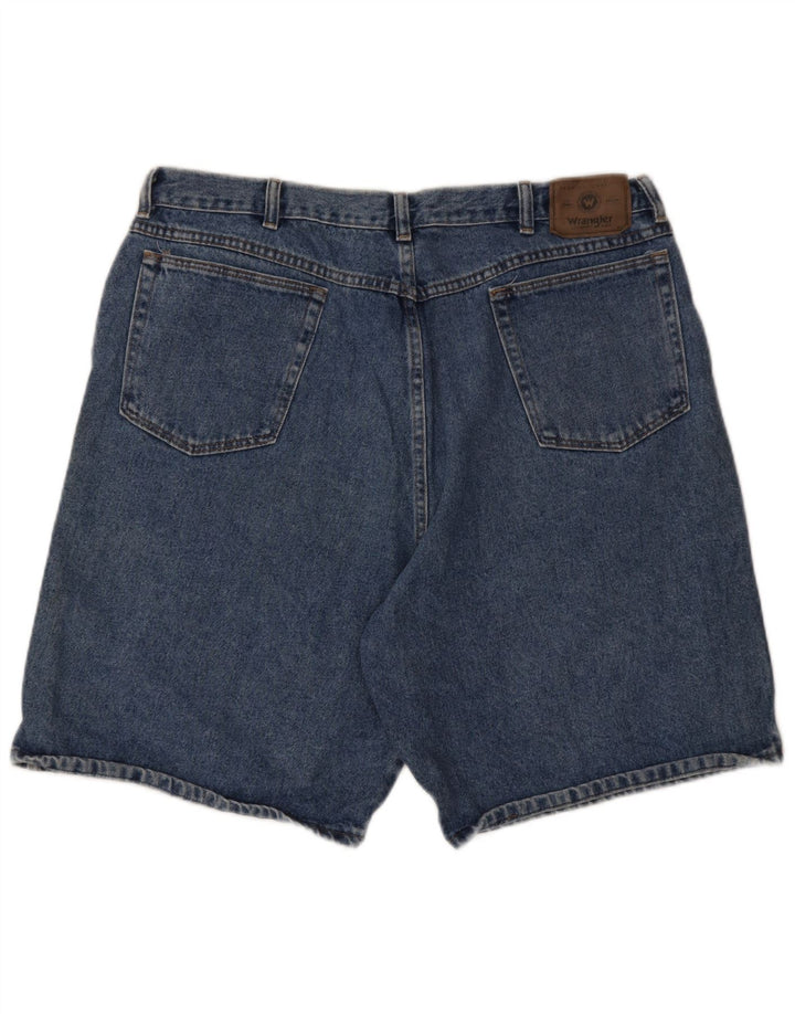 Pantaloncini di jeans da uomo Wrangler W28 Blu medio