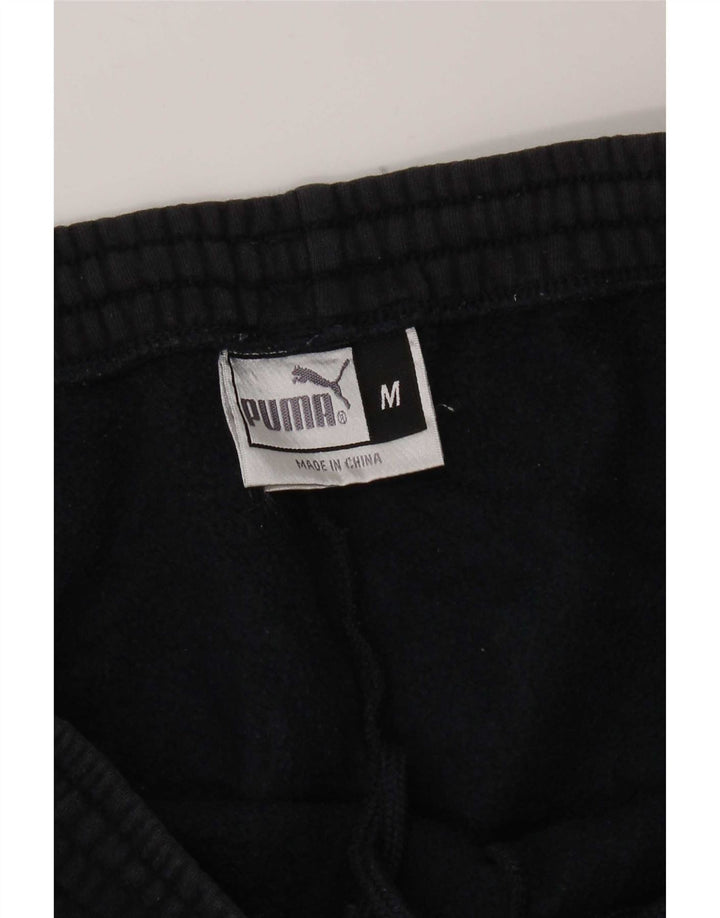 Pantaloni da tuta da uomo Puma Joggers medi in cotone blu navy