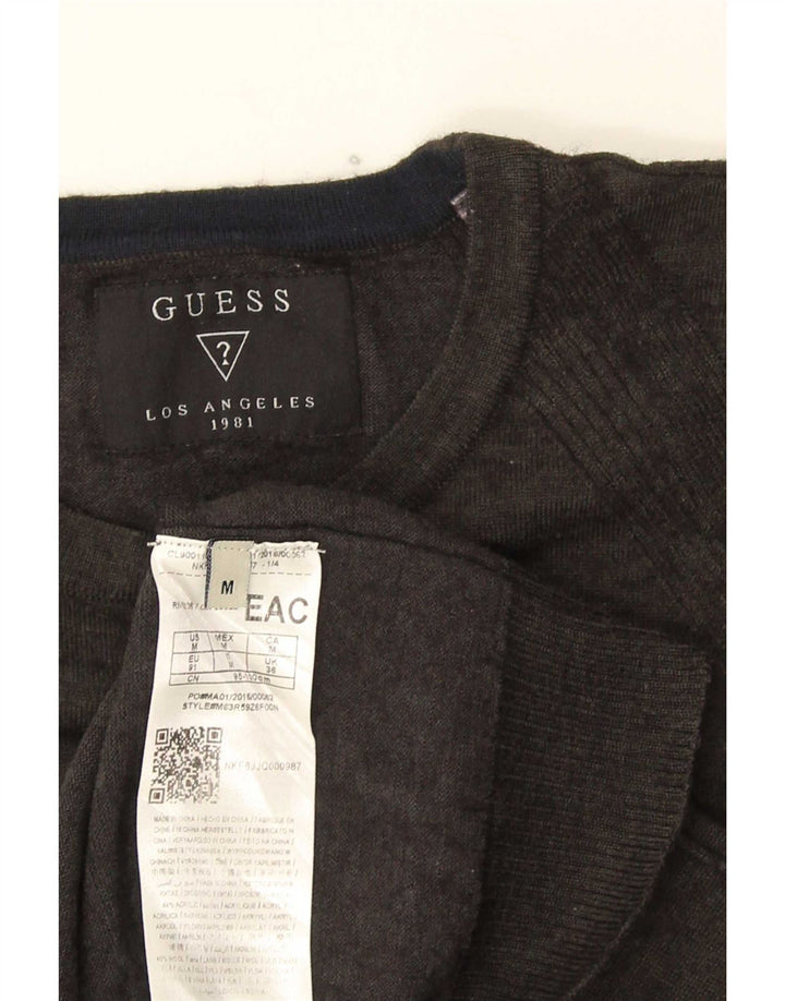 Maglione maglione girocollo da donna Guess UK 12 Lana verde medio