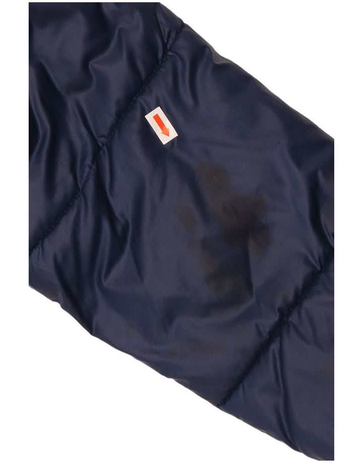 Giacca imbottita grafica oversize da donna Fila UK 6 XS poliestere blu navy
